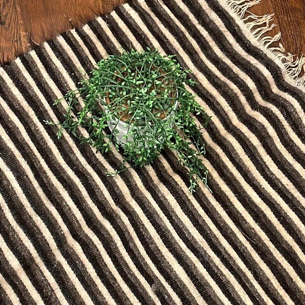 Vintage mohair rug